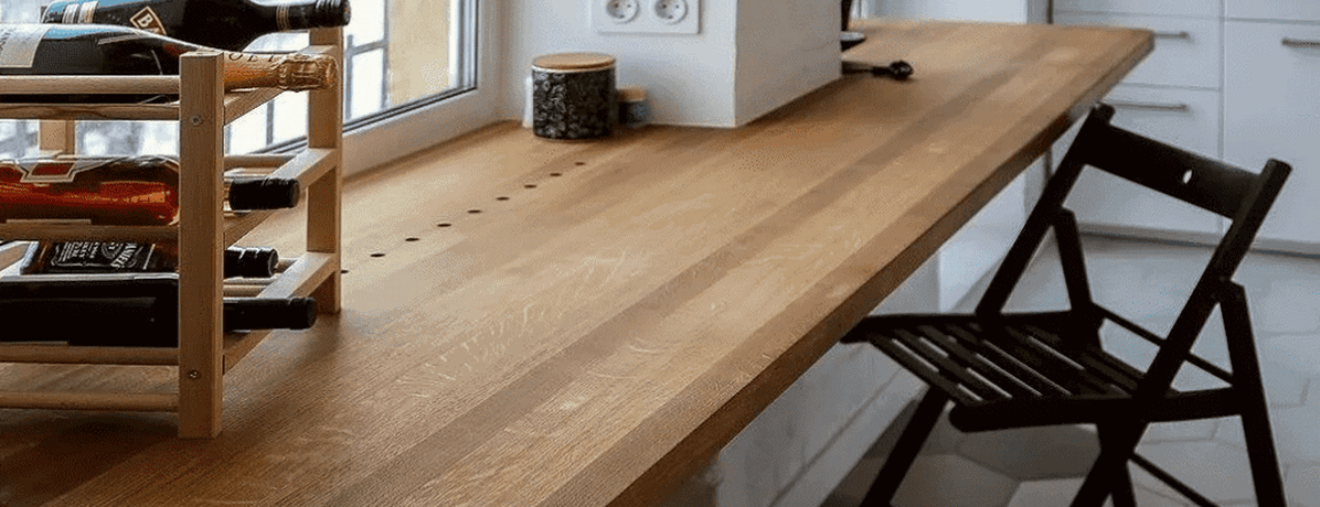 Столешницы из многолетнего дуба: в чём уникальность материала