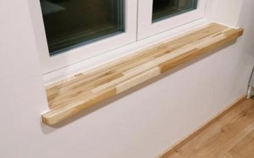 Как сделать и установить деревянный подоконник