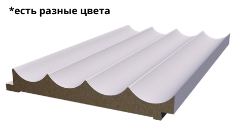 Реечная вагонка МДФ ПН 39