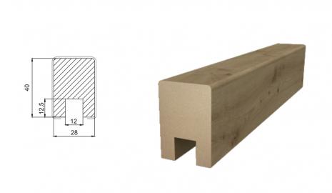 Рейка МДФ Г 190 (28*40 мм)