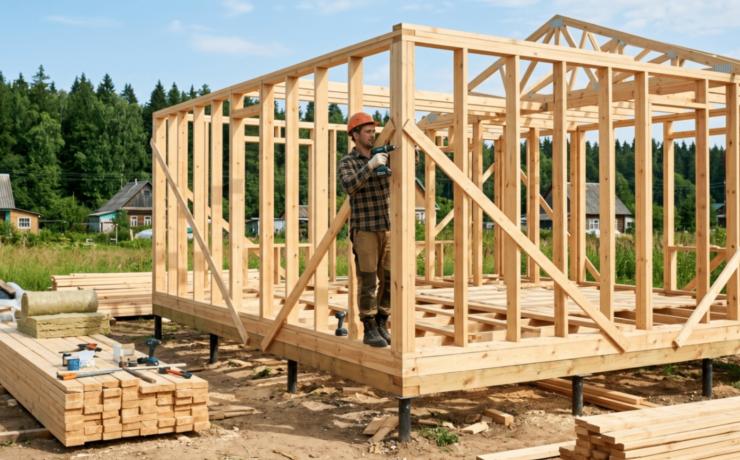 Каркасный дом самому: как сделать каркасный дом